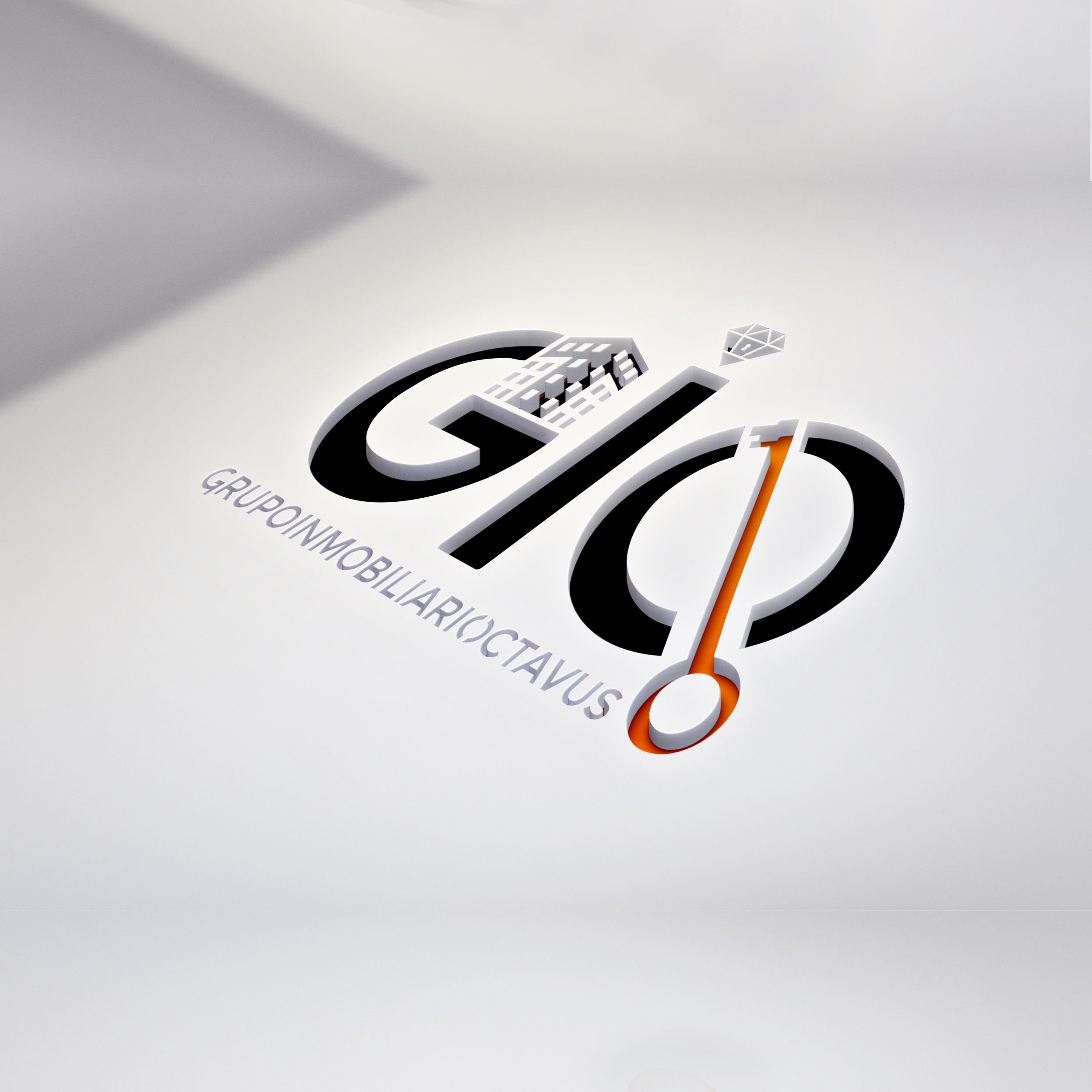 Cutout Logo Mock Upbambu