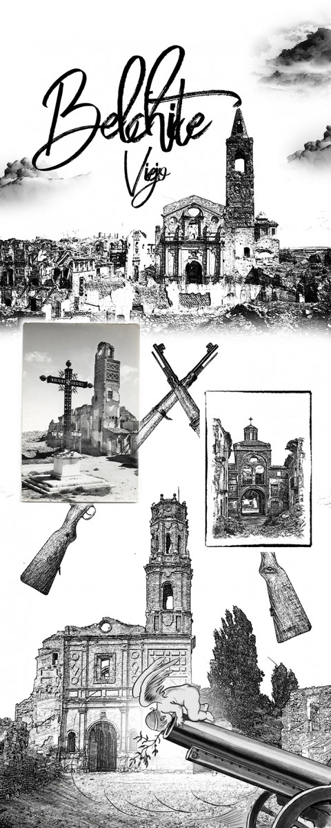mural bañera belchite